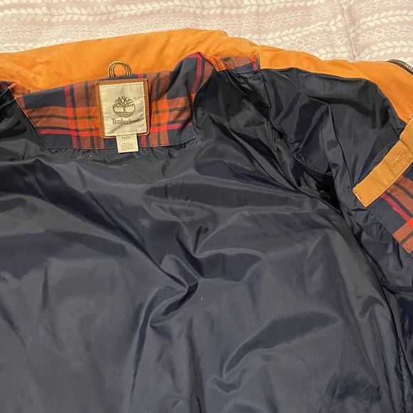 Timberland Mt Davis downfilled coat  Mens Size Medium Wheat color - Picture 6 of 15